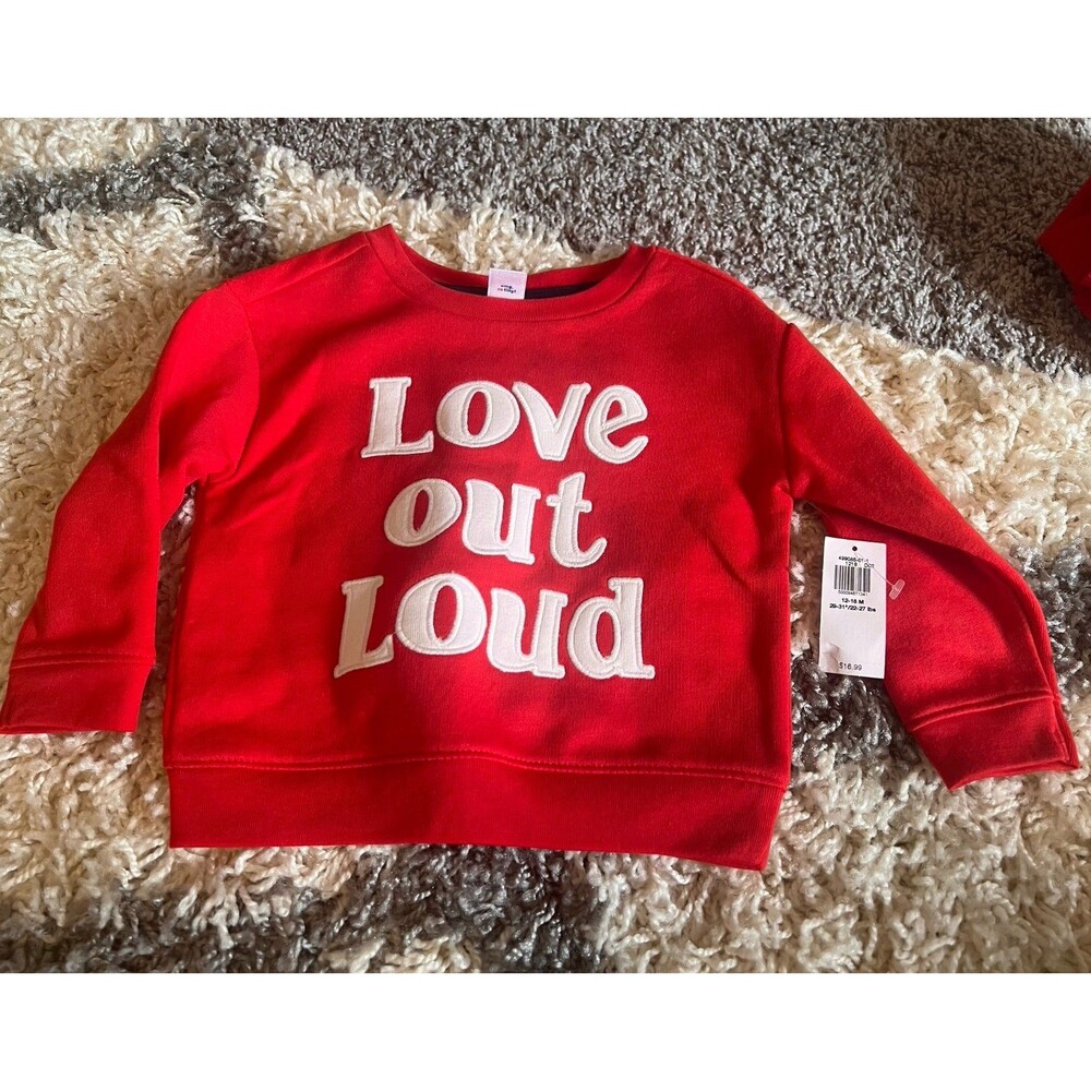 Unisex French-Terry Graphic Sweatshirt for Toddler Old Navy love valentines
